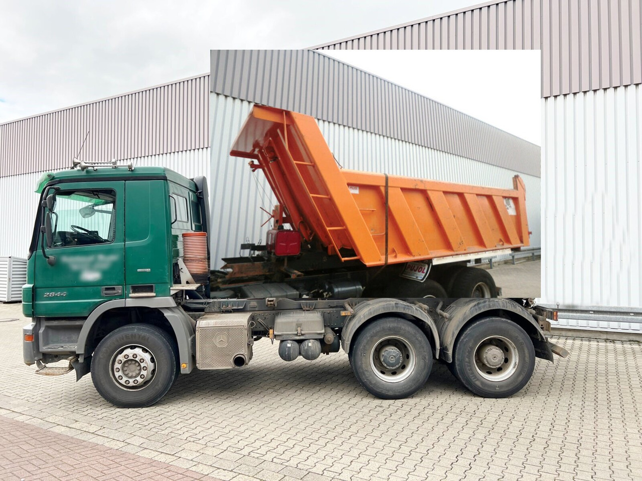 Mercedes-Benz Actros 2644/48 K 6x4 Actros 2644/48 K 6x4, Stahlmulde ca. 14m³ - Kipper vrachtwagen: afbeelding 1 Mercedes-Benz Actros 2644/48 K 6x4 Actros 2644/48 K 6x4, Stahlmulde ca. 14m³ - Kipper vrachtwagen: afbeelding 1