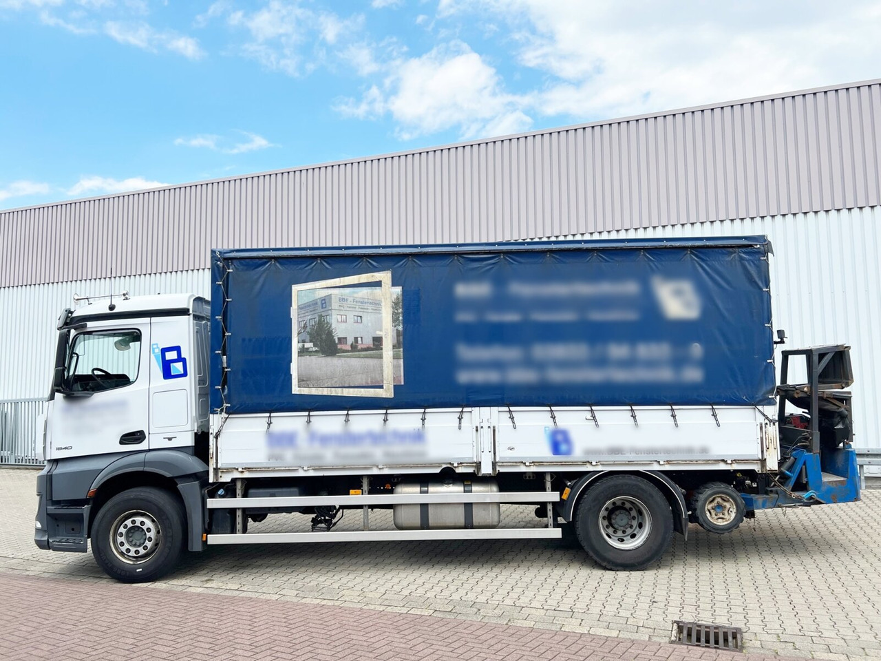 Mercedes-Benz Antos 1840 L 4x2 Antos 1840 L 4x2, Aufnahme für Mitnahmestapler - Schuifzeilen vrachtwagen: afbeelding 1 Mercedes-Benz Antos 1840 L 4x2 Antos 1840 L 4x2, Aufnahme für Mitnahmestapler - Schuifzeilen vrachtwagen: afbeelding 1