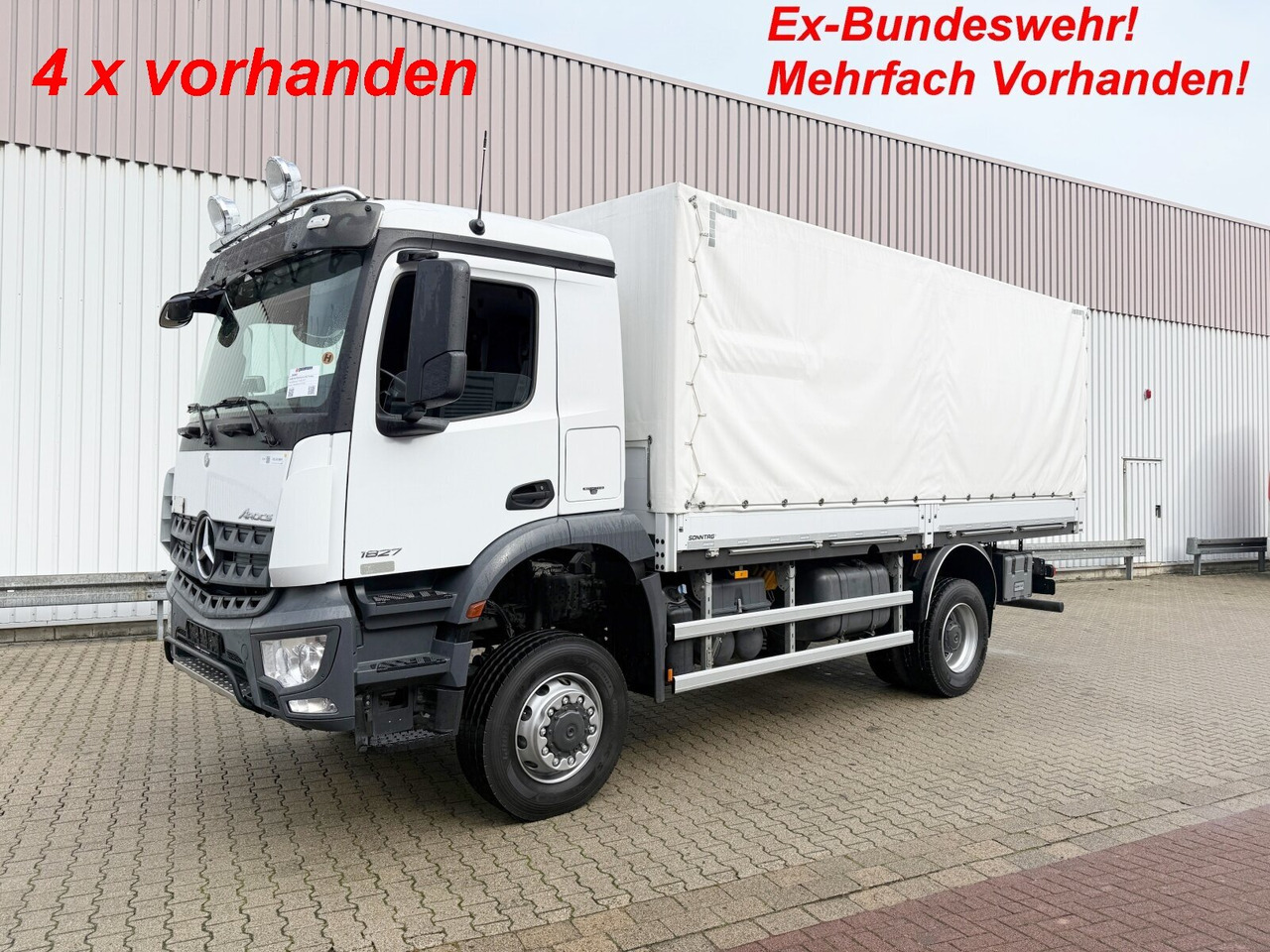 Mercedes-Benz Arocs 1827 A 4x4 Arocs 1827 A 4x4, Ex-! - Vrachtwagen met open laadbak: afbeelding 1 Mercedes-Benz Arocs 1827 A 4x4 Arocs 1827 A 4x4, Ex-! - Vrachtwagen met open laadbak: afbeelding 1