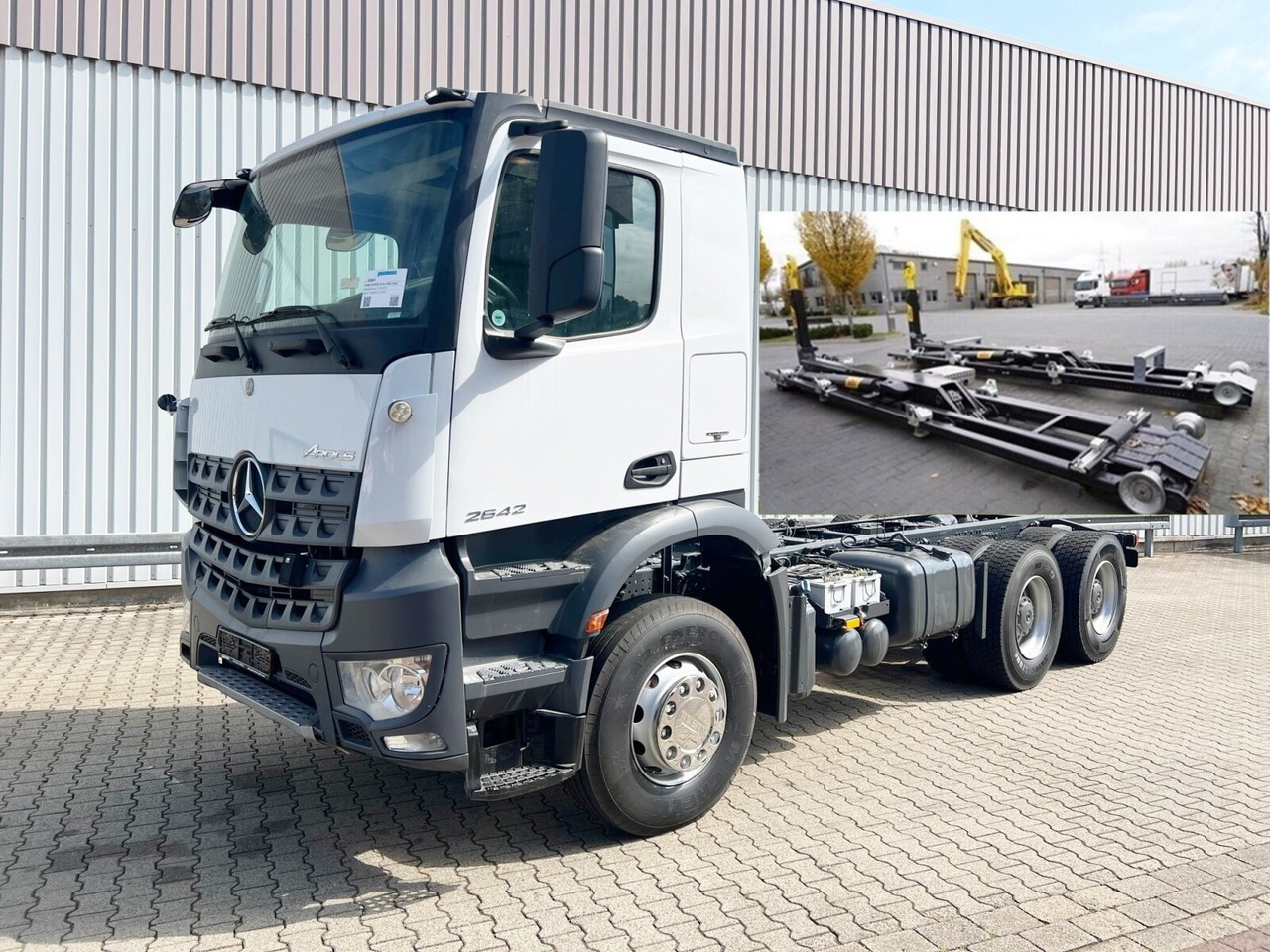 Mercedes-Benz Arocs 2642/45 K 6x4 Arocs 2642/45 K 6x4/33 , Retarder, Motorabtrieb - Haakarmsysteem vrachtwagen: afbeelding 1 Mercedes-Benz Arocs 2642/45 K 6x4 Arocs 2642/45 K 6x4/33 , Retarder, Motorabtrieb - Haakarmsysteem vrachtwagen: afbeelding 1