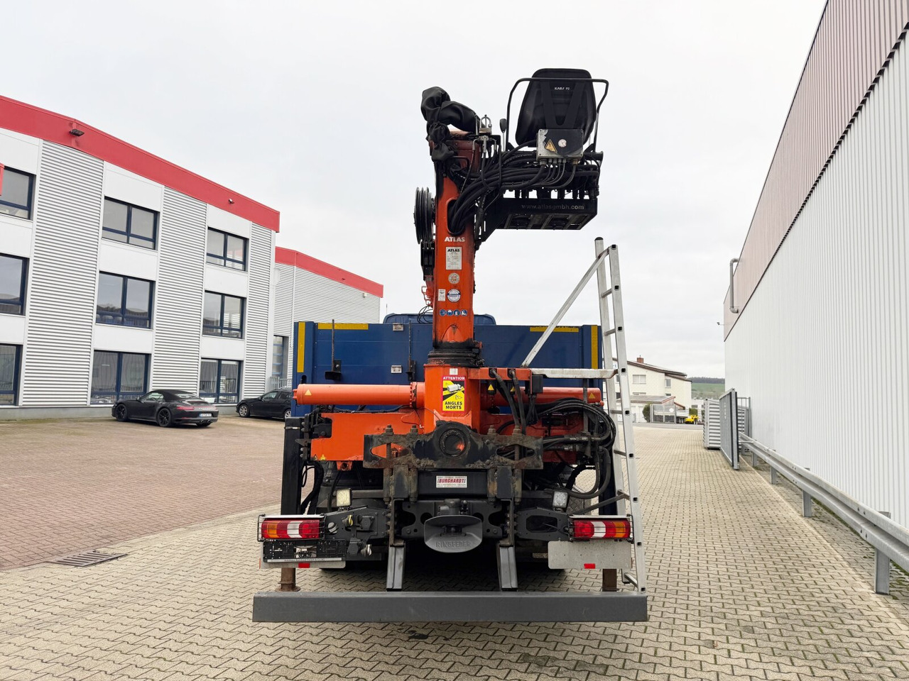Kraanwagen, Vrachtwagen met open laadbak Mercedes-Benz Arocs 2642 6x4 Arocs 2642 6x4 mit Heckkran Atlas AK 186.3 V-2: afbeelding 11