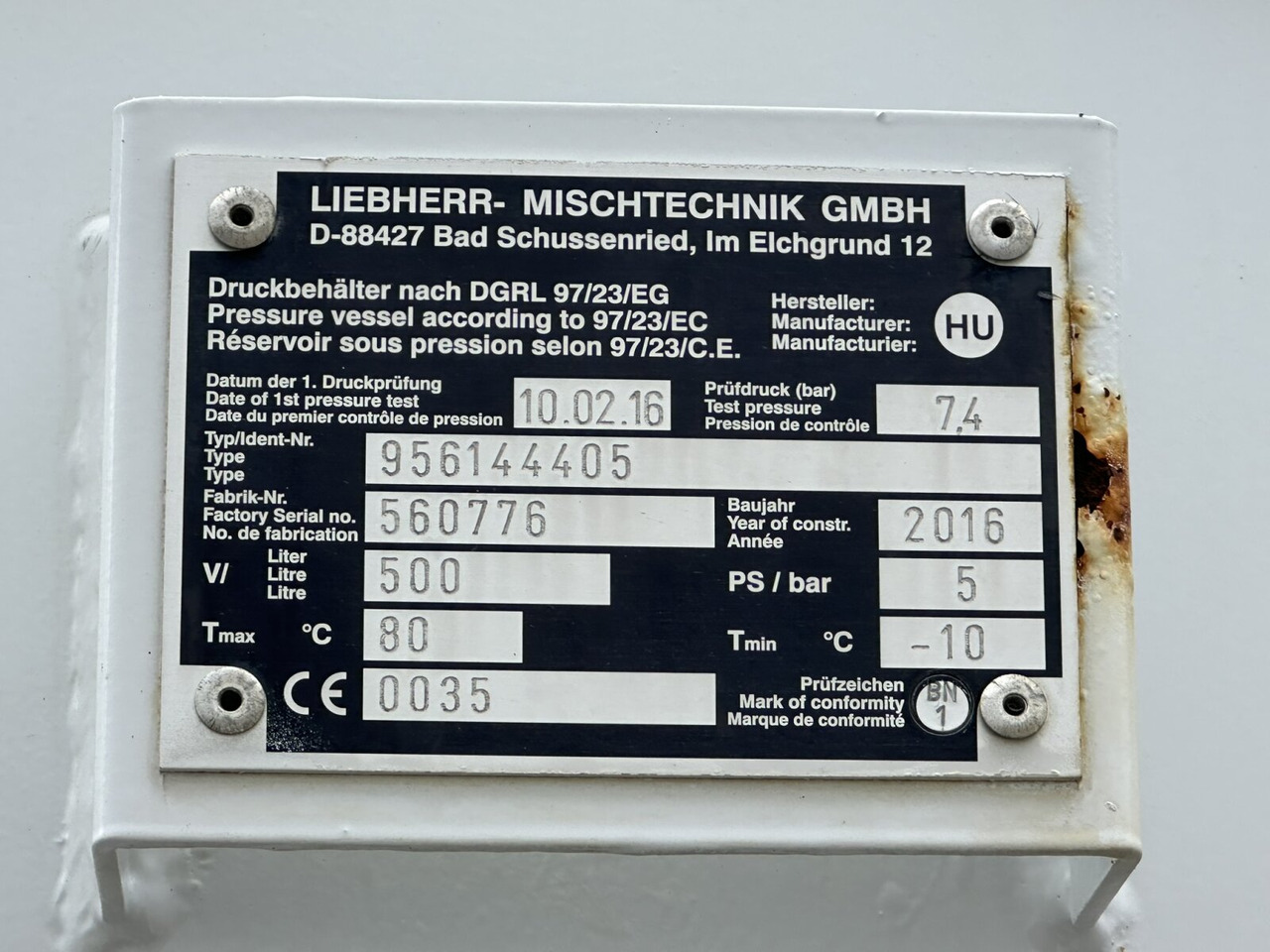 Mercedes-Benz Arocs 3251 8x4/4 Arocs 3251 8x4/4, Betonmischer Liebherr ca. 9m³ - Betonmixer: afbeelding 4 Mercedes-Benz Arocs 3251 8x4/4 Arocs 3251 8x4/4, Betonmischer Liebherr ca. 9m³ - Betonmixer: afbeelding 4