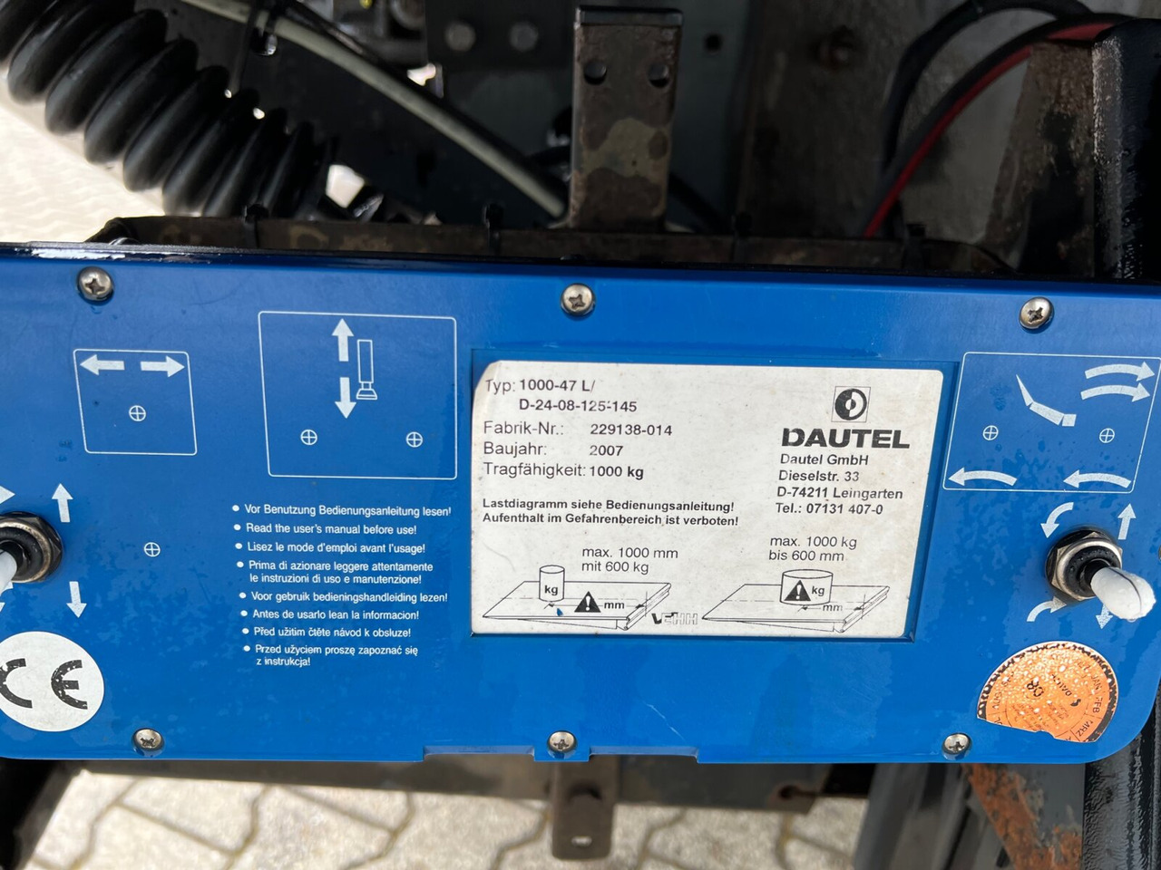 Mercedes-Benz Atego 1224 L 4x2 Atego 1224 L, Möbelkoffer, Dautel LBW, 42 cbm - Bakwagen: afbeelding 2 Mercedes-Benz Atego 1224 L 4x2 Atego 1224 L, Möbelkoffer, Dautel LBW, 42 cbm - Bakwagen: afbeelding 2