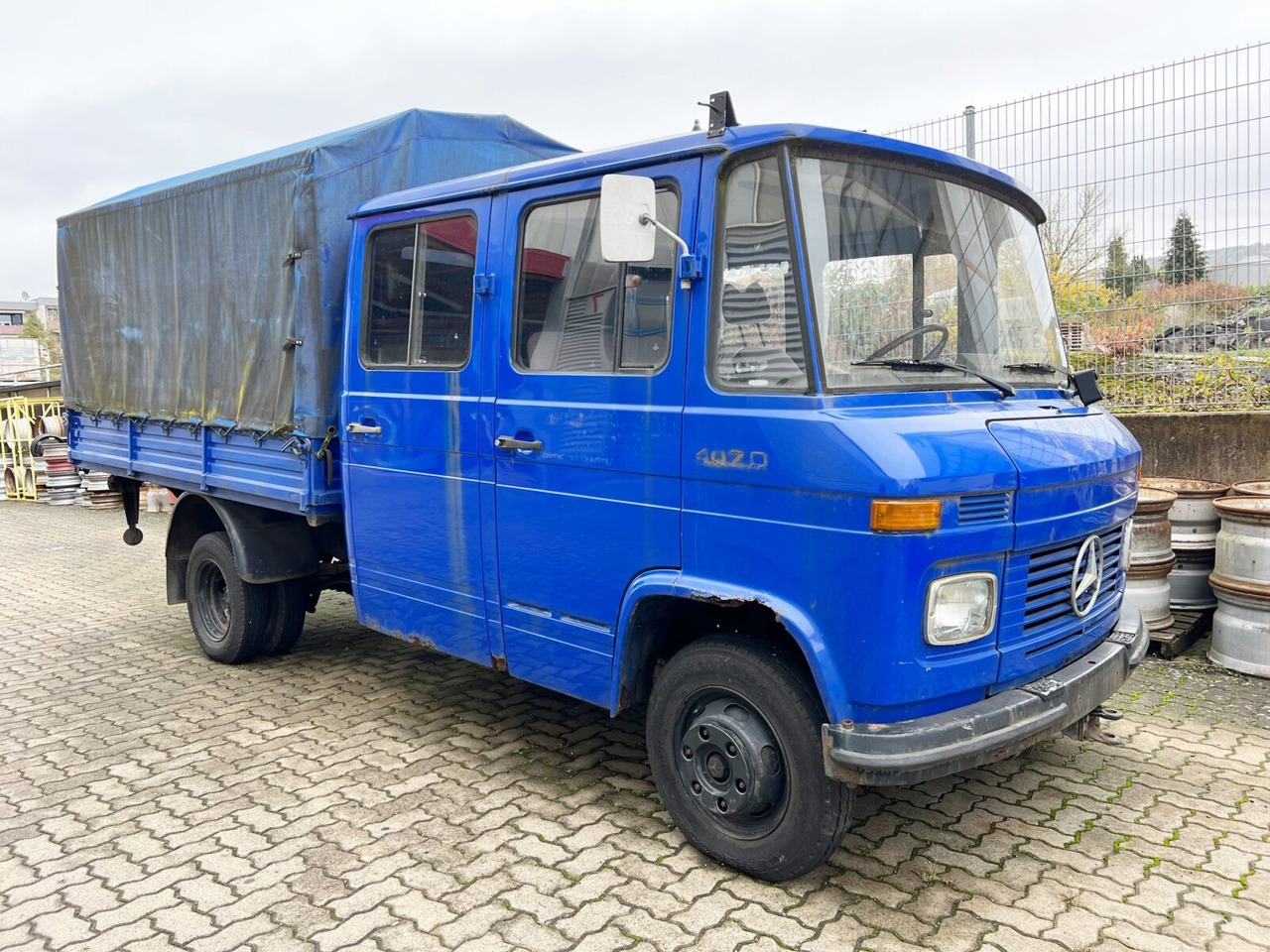 Schuifzeilen vrachtwagen Mercedes-Benz L 407 D 4x2 Doka L 407 D 4x2 Doka, Ex-THW: afbeelding 8