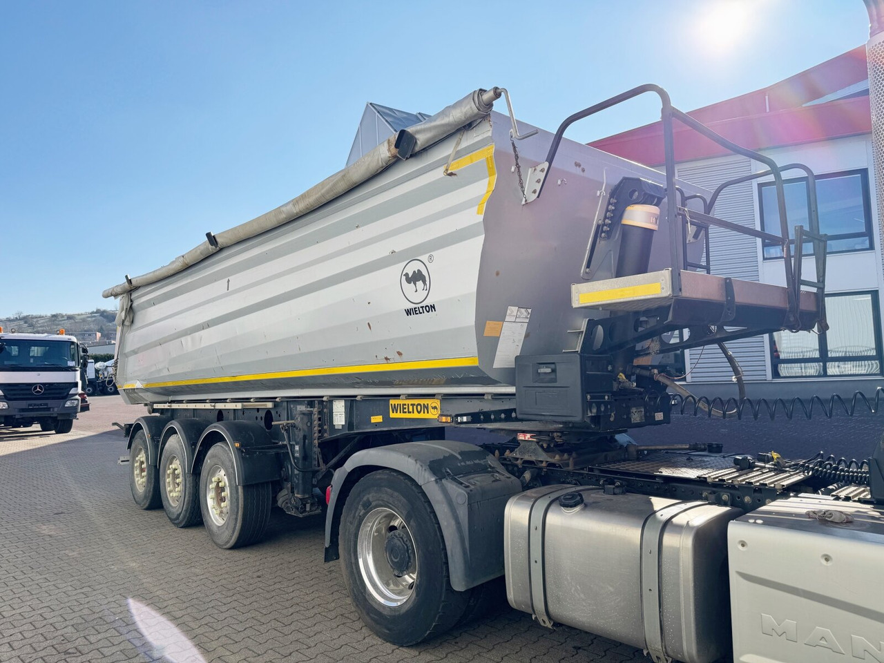 NW-3 NW-3, Liftachse, Stahlmulde ca. 26m³ - Oplegger: afbeelding 1 NW-3 NW-3, Liftachse, Stahlmulde ca. 26m³ - Oplegger: afbeelding 1