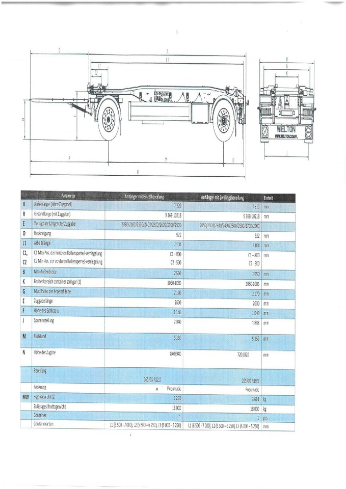 PS2H M3 PS2H M3 Schlitten-Abrollanhänger - Haakarm/ Portaalarm aanhanger: afbeelding 4 PS2H M3 PS2H M3 Schlitten-Abrollanhänger - Haakarm/ Portaalarm aanhanger: afbeelding 4
