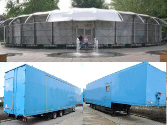 SAnh SAK17 2x WILLE SAK17 Kofferauflieger für mobile Austellungshalle, Jumbo Mega - Gesloten oplegger: afbeelding 1 SAnh SAK17 2x WILLE SAK17 Kofferauflieger für mobile Austellungshalle, Jumbo Mega - Gesloten oplegger: afbeelding 1