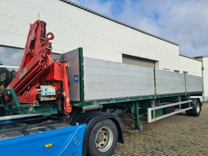 SCHELLING 504 H 22 SCHELLING 504 H 22 mit Kran Ferrari 708, 7m/t - Open bak met boorden oplegger: afbeelding 1 SCHELLING 504 H 22 SCHELLING 504 H 22 mit Kran Ferrari 708, 7m/t - Open bak met boorden oplegger: afbeelding 1
