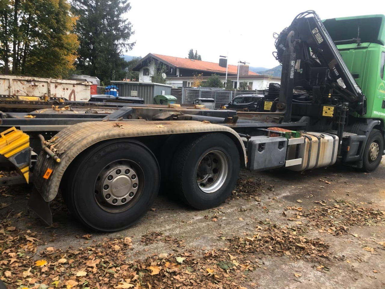 Scania Scania G 480/6x2-4 Scania G 480/6x2-4, Lenk-Liftachse, Hiab Kran Funk 166 HD-3, Abroller XR 18 S 59 - Haakarmsysteem vrachtwagen, Kraanwagen: afbeelding 4 Scania Scania G 480/6x2-4 Scania G 480/6x2-4, Lenk-Liftachse, Hiab Kran Funk 166 HD-3, Abroller XR 18 S 59 - Haakarmsysteem vrachtwagen, Kraanwagen: afbeelding 4
