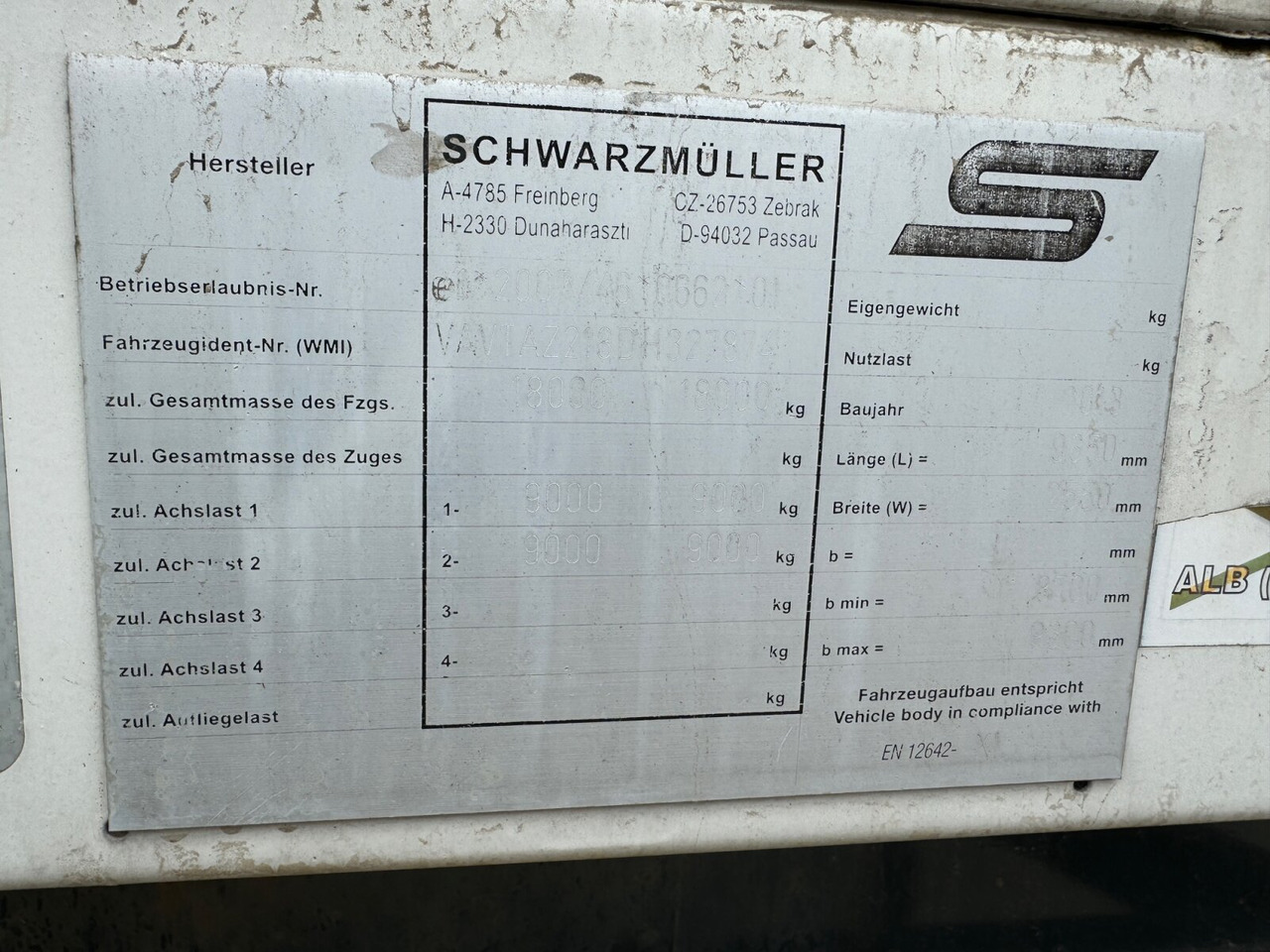 Schwarzmüller AZ 18 AZ 18 - Open/ Plateau aanhangwagen: afbeelding 3 Schwarzmüller AZ 18 AZ 18 - Open/ Plateau aanhangwagen: afbeelding 3