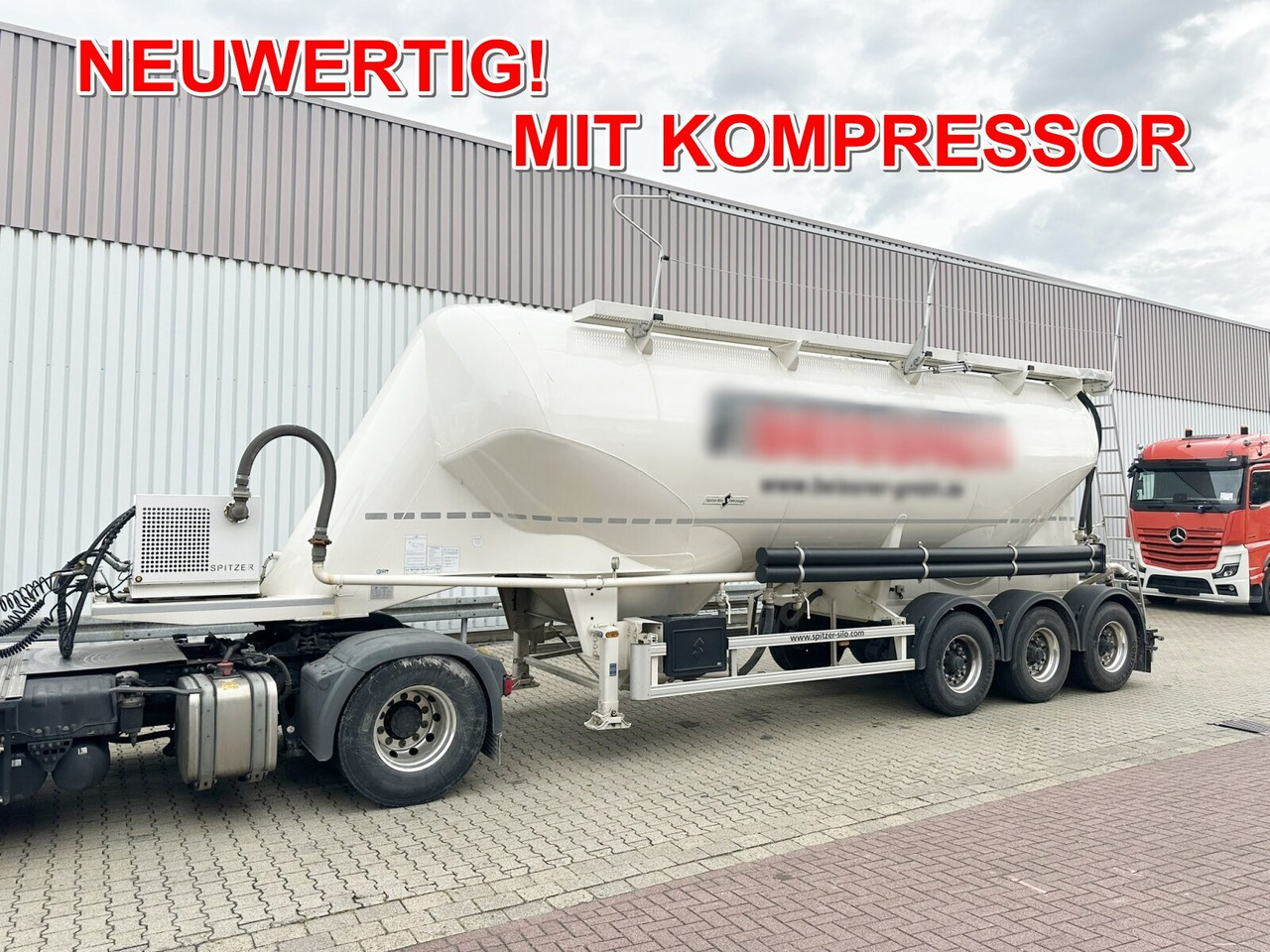 Spitzer SF 2739/2P SF 2739/2P Siloauflieger ca. 39m³, 2x Liftachse - Bulkoplegger: afbeelding 1 Spitzer SF 2739/2P SF 2739/2P Siloauflieger ca. 39m³, 2x Liftachse - Bulkoplegger: afbeelding 1