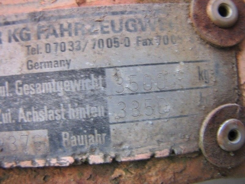 TTS-3,5 mit Auffahrrampe TTS-3,5 mit Auffahrrampe - Machinetransporter: afbeelding 2 TTS-3,5 mit Auffahrrampe TTS-3,5 mit Auffahrrampe - Machinetransporter: afbeelding 2
