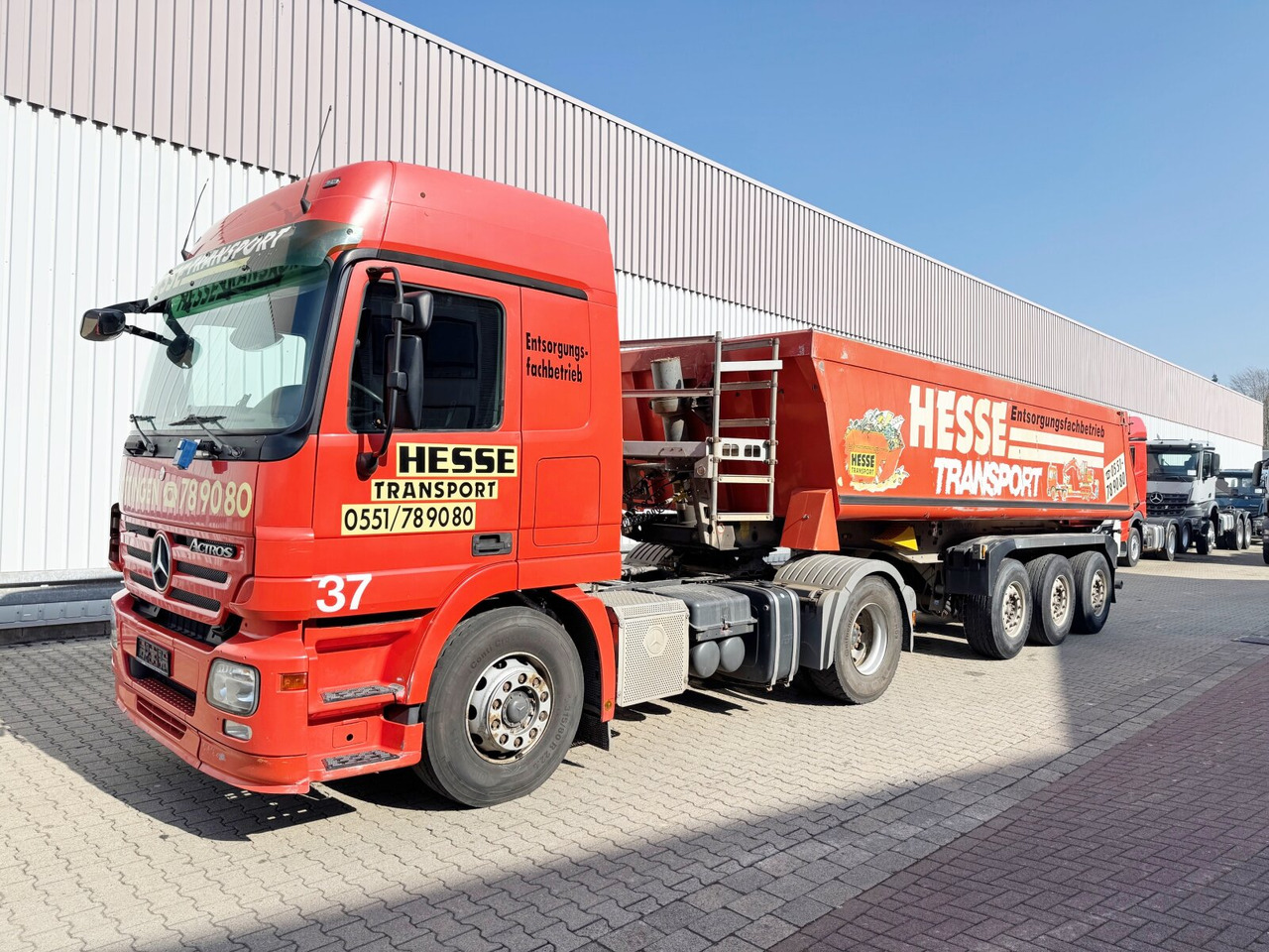 Trekker Mercedes-Benz Actros 1844 LS 4x2 Actros 1844 LS 4x2, Kipphydraulik: afbeelding 8