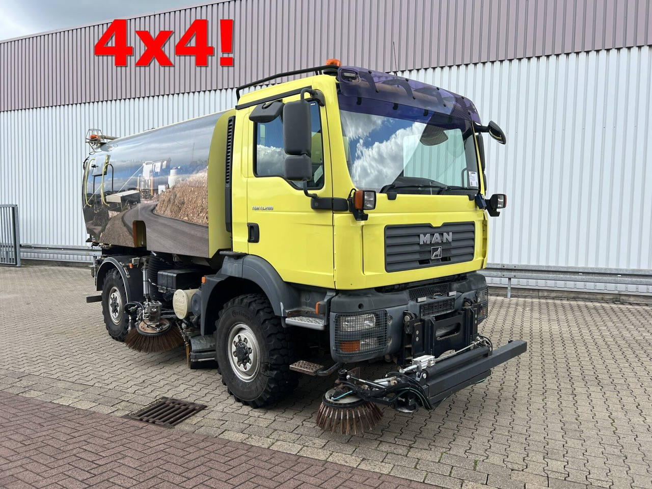 MAN TGM 13.280 4X4 BL TGM 13.280 4X4 BL, Kehhrmaschine Nothelfer Kobit K6 - Vrachtwagen: afbeelding 1 MAN TGM 13.280 4X4 BL TGM 13.280 4X4 BL, Kehhrmaschine Nothelfer Kobit K6 - Vrachtwagen: afbeelding 1