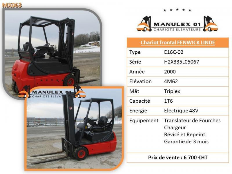 Fenwick E16C-02 - Elektrische heftruck: afbeelding 4 Fenwick E16C-02 - Elektrische heftruck: afbeelding 4
