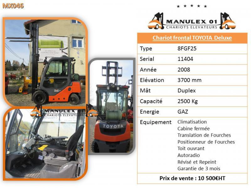 Toyota 8FGF25 - LPG heftruck: afbeelding 5 Toyota 8FGF25 - LPG heftruck: afbeelding 5