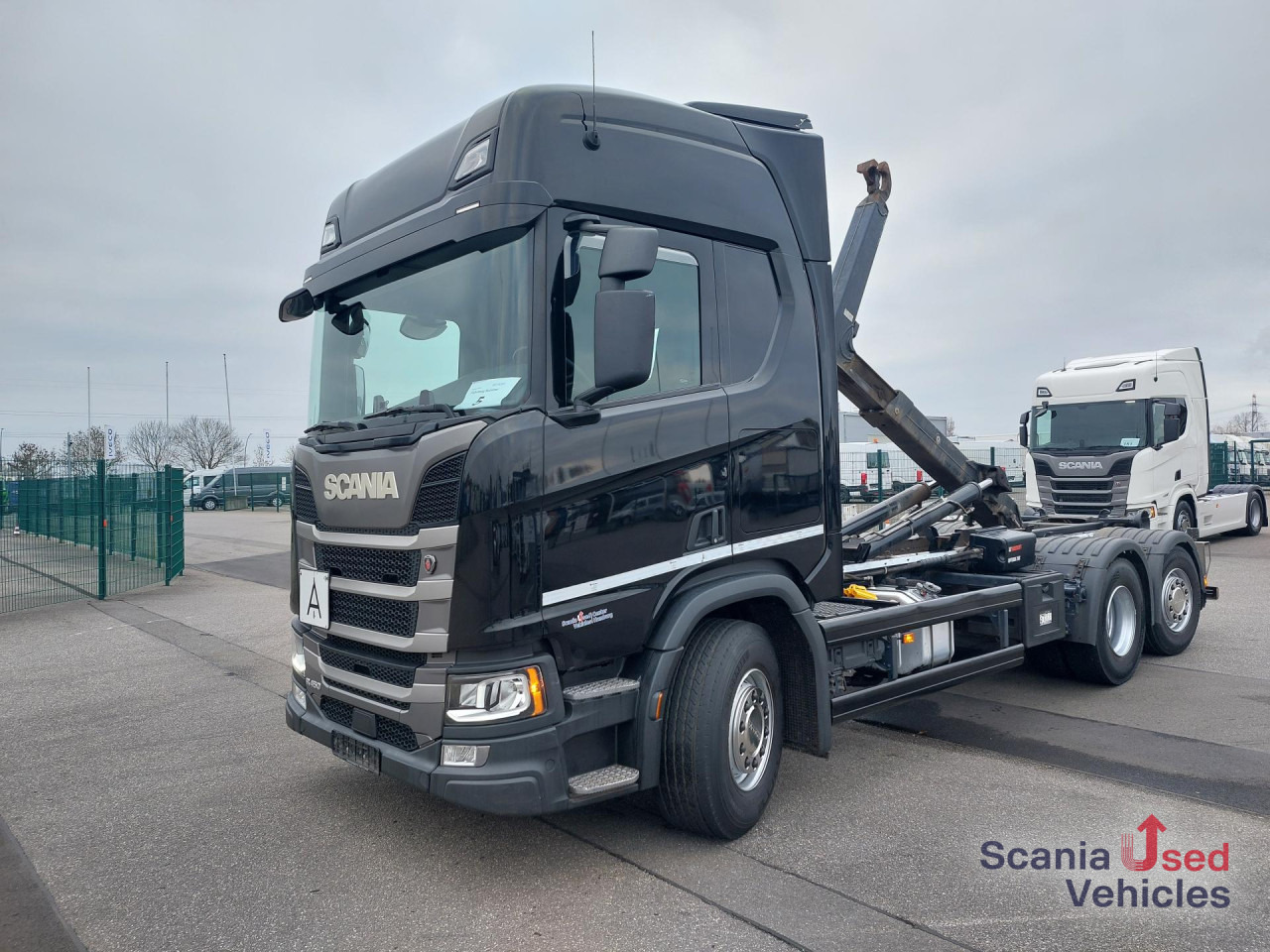 SCANIA R 450 B6x2*4NA Abroller HIAB OPT 20S59 - Haakarmsysteem vrachtwagen: afbeelding 1 SCANIA R 450 B6x2*4NA Abroller HIAB OPT 20S59 - Haakarmsysteem vrachtwagen: afbeelding 1