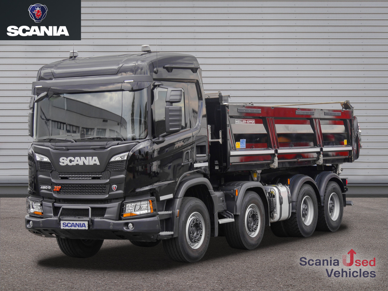 SCANIA G 460 B8x4HZ XT - Meiller D421 / Bordmatik - - Kipper vrachtwagen: afbeelding 1 SCANIA G 460 B8x4HZ XT - Meiller D421 / Bordmatik - - Kipper vrachtwagen: afbeelding 1