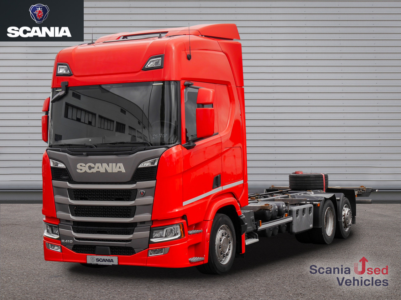SCANIA R 410 B6x2*4LB Jumbo, Lenkachse, Standklima - Containertransporter/ Wissellaadbak vrachtwagen: afbeelding 1 SCANIA R 410 B6x2*4LB Jumbo, Lenkachse, Standklima - Containertransporter/ Wissellaadbak vrachtwagen: afbeelding 1