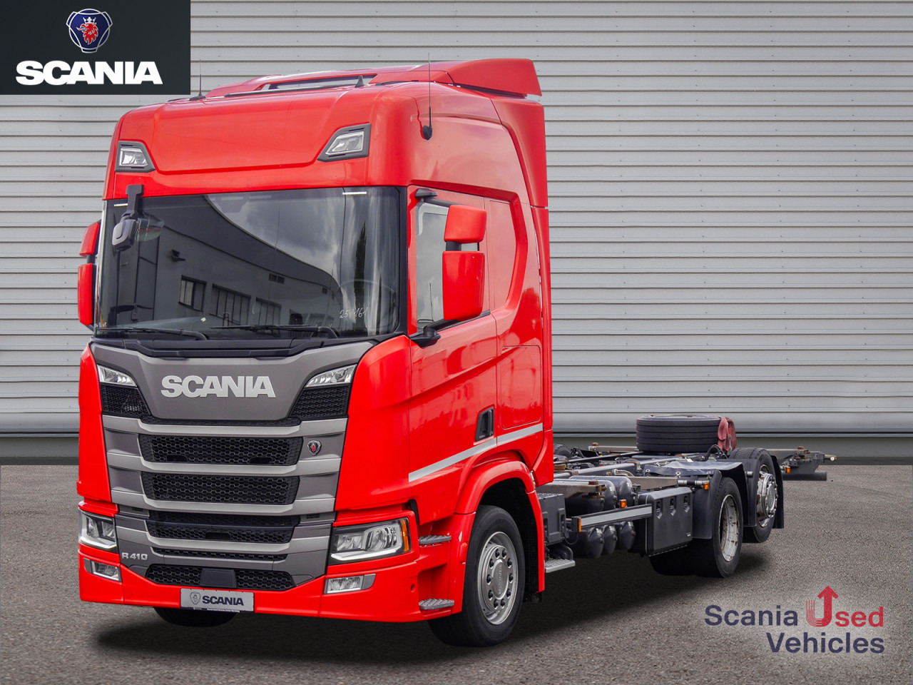 SCANIA R 410 B6x2*4LB Jumbo, Lenkachse, Standklima - Containertransporter/ Wissellaadbak vrachtwagen: afbeelding 1 SCANIA R 410 B6x2*4LB Jumbo, Lenkachse, Standklima - Containertransporter/ Wissellaadbak vrachtwagen: afbeelding 1