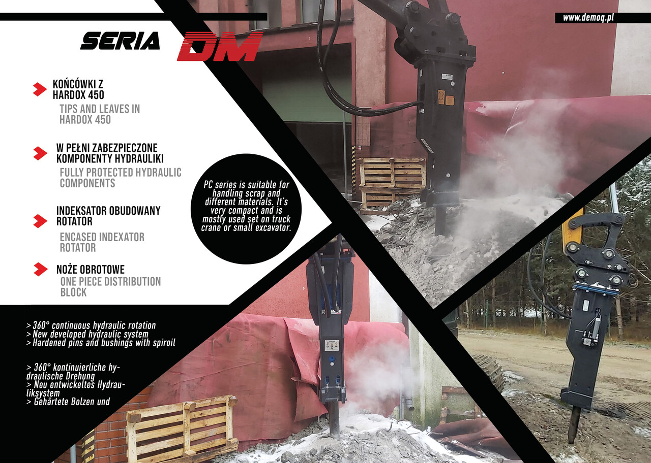 DEMOQ DM500 Hydraulic breaker 360 kg - Hydraulische hamer voor Graafmachine: afbeelding 2 DEMOQ DM500 Hydraulic breaker 360 kg - Hydraulische hamer voor Graafmachine: afbeelding 2