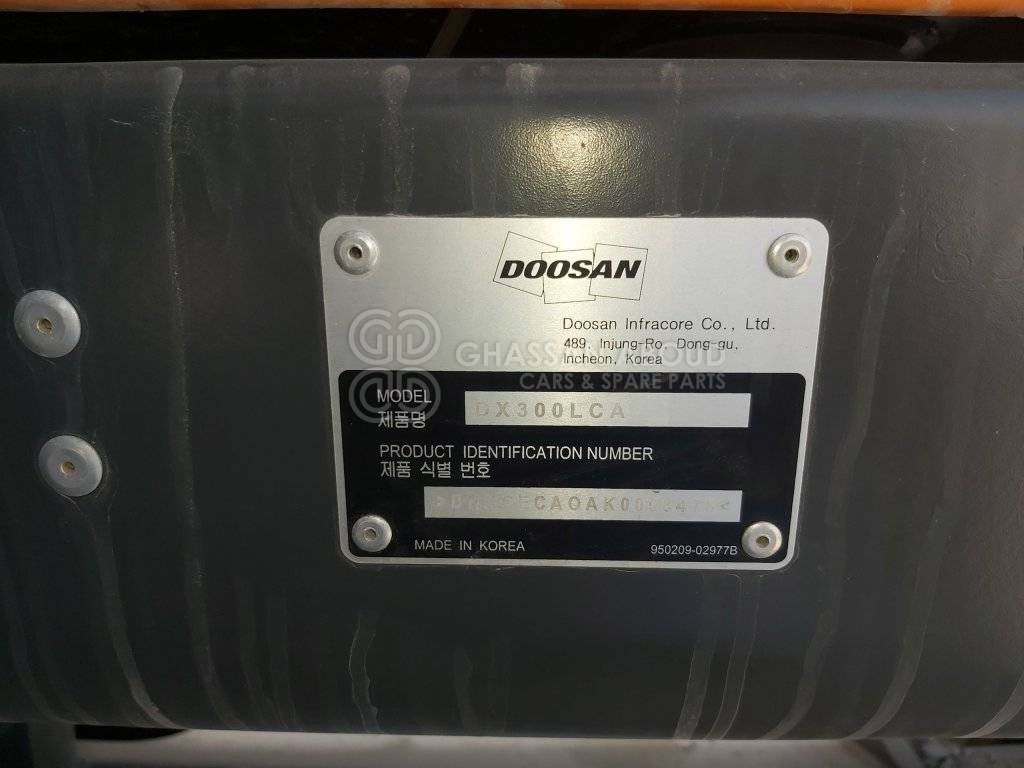 DOOSAN DX300 LCA – CRAWLER EXCAVATOR OPERATING WEIGHT 29.6 TON WITH 1.47 CBM BUCKET (HEAVY DUTY) SHOE 800MM TG MY2022 - Rupsgraafmachine: afbeelding 5 DOOSAN DX300 LCA – CRAWLER EXCAVATOR OPERATING WEIGHT 29.6 TON WITH 1.47 CBM BUCKET (HEAVY DUTY) SHOE 800MM TG MY2022 - Rupsgraafmachine: afbeelding 5