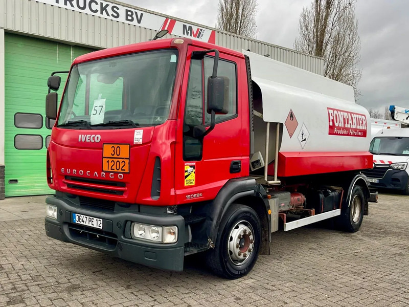 Iveco EuroCargo 150 E24 10312 L, 3 COMP, PTO FRANCE TRUCK! GREAT CONDITION! - Tankwagen: afbeelding 1 Iveco EuroCargo 150 E24 10312 L, 3 COMP, PTO FRANCE TRUCK! GREAT CONDITION! - Tankwagen: afbeelding 1