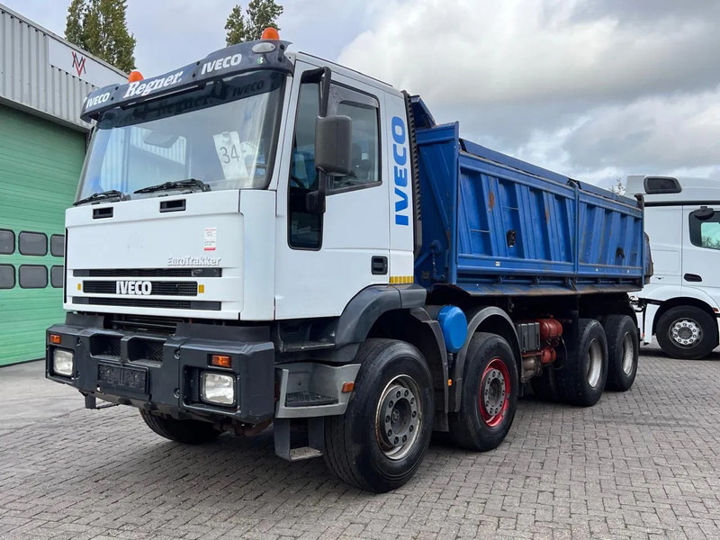 Iveco Eurotrakker 340E37 8x4, Manual injection, STEEL DUMPER, FULL SPRING - Kipper vrachtwagen: afbeelding 3 Iveco Eurotrakker 340E37 8x4, Manual injection, STEEL DUMPER, FULL SPRING - Kipper vrachtwagen: afbeelding 3