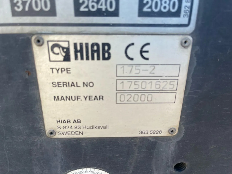 Kaiser HIAB 175, REMOTE control, retractable - Open bak met boorden oplegger: afbeelding 5 Kaiser HIAB 175, REMOTE control, retractable - Open bak met boorden oplegger: afbeelding 5