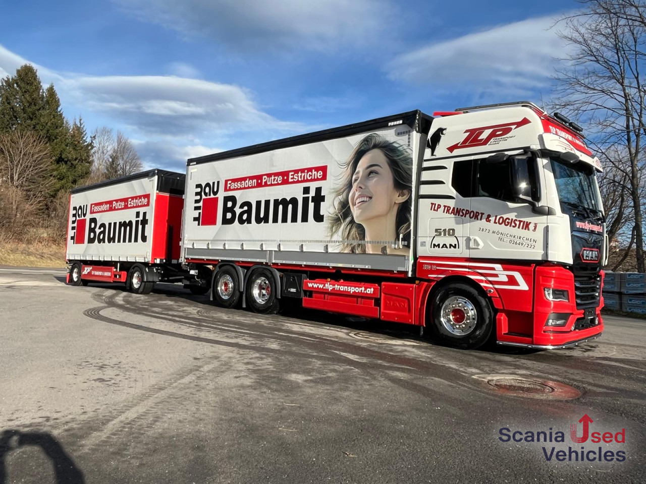 MAN TGX 26.510 6x2-4 LL Pritsche + Anhänger - Schuifzeilen vrachtwagen: afbeelding 2 MAN TGX 26.510 6x2-4 LL Pritsche + Anhänger - Schuifzeilen vrachtwagen: afbeelding 2