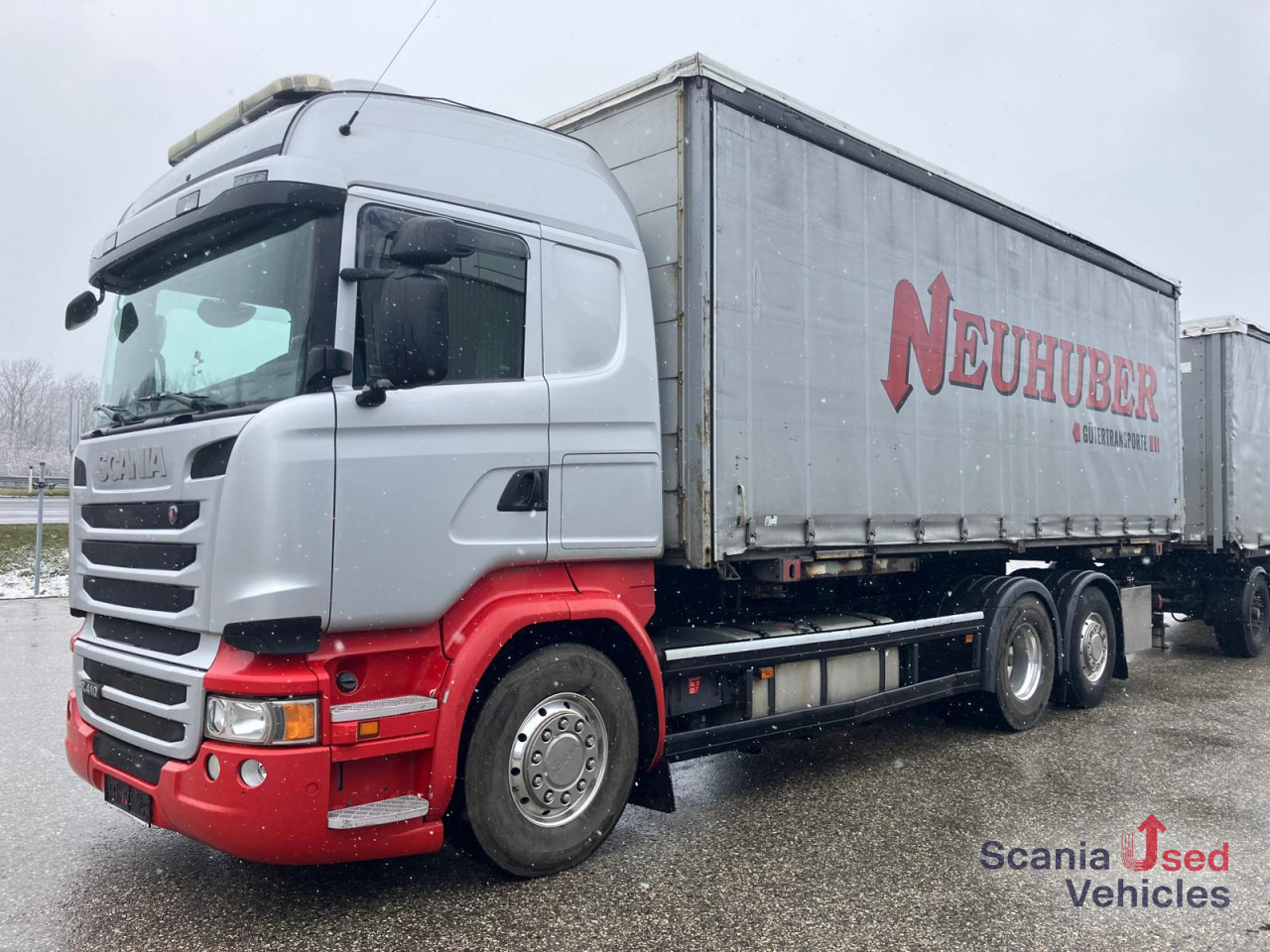 SCANIA R 410 LB6x2*4HNB BDF Komplettzug !! - Containertransporter/ Wissellaadbak vrachtwagen: afbeelding 1 SCANIA R 410 LB6x2*4HNB BDF Komplettzug !! - Containertransporter/ Wissellaadbak vrachtwagen: afbeelding 1