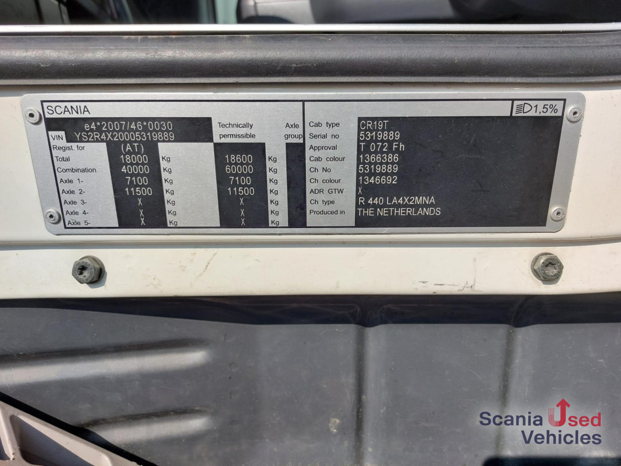 SCANIA R 440 LA4x2MNA E6 Topline - Trekker: afbeelding 5 SCANIA R 440 LA4x2MNA E6 Topline - Trekker: afbeelding 5