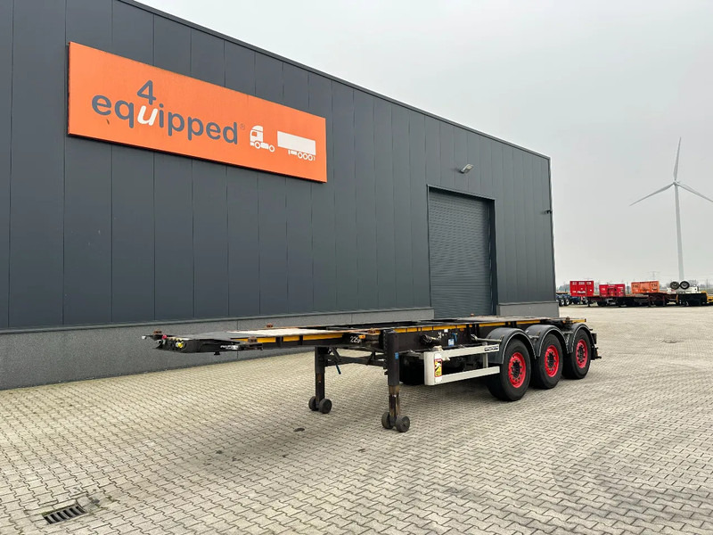 Burg 20FT ADR (EX/II, EX/III, FL, AT) Chassis, Empty weight : 3.690kg, SAF INTRADISC, 2x Liftaxle, NL-chassis, APK/ADR: 06-2025 - Containertransporter/ Wissellaadbak oplegger: afbeelding 1 Burg 20FT ADR (EX/II, EX/III, FL, AT) Chassis, Empty weight : 3.690kg, SAF INTRADISC, 2x Liftaxle, NL-chassis, APK/ADR: 06-2025 - Containertransporter/ Wissellaadbak oplegger: afbeelding 1