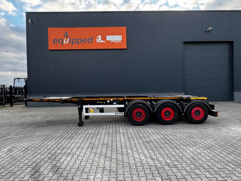 Burg 20FT ADR (EX/II, EX/III, FL, AT) Chassis, Leergewicht : 3.690kg, SAF INTRADISC, 2x Liftachse, NL-Chassis - Containertransporter/ Wissellaadbak oplegger: afbeelding 2 Burg 20FT ADR (EX/II, EX/III, FL, AT) Chassis, Leergewicht : 3.690kg, SAF INTRADISC, 2x Liftachse, NL-Chassis - Containertransporter/ Wissellaadbak oplegger: afbeelding 2