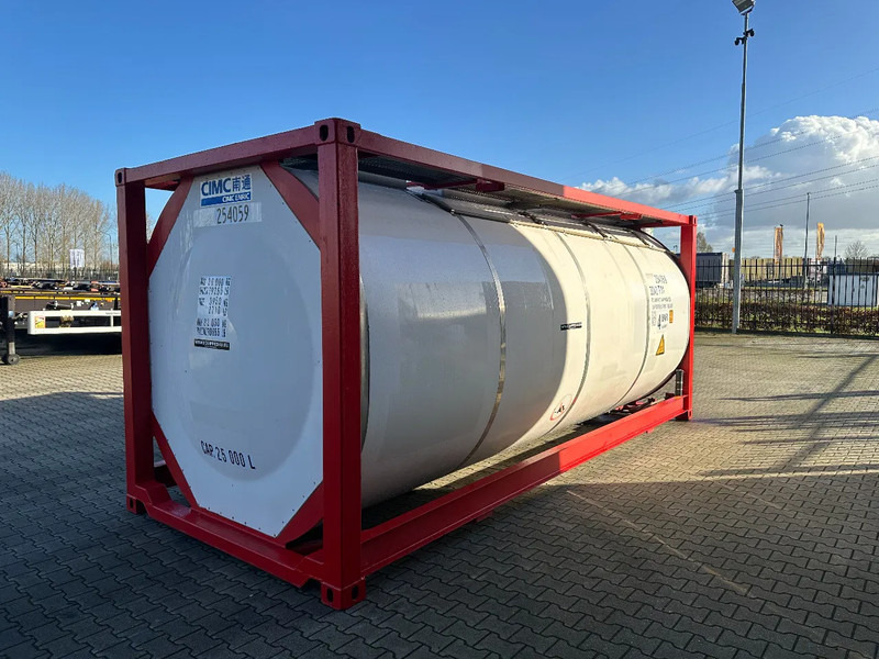 CIMC 20FT ISO, 25.080L / 1-COMP / 3 BAFFELS / T12 / 4 manholes / ADR valid until 12/2026 - Opslagtank: afbeelding 4 CIMC 20FT ISO, 25.080L / 1-COMP / 3 BAFFELS / T12 / 4 manholes / ADR valid until 12/2026 - Opslagtank: afbeelding 4