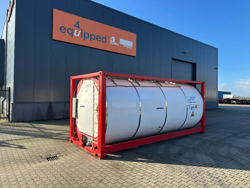 CIMC 20FT ISO, 25.080L / 1-COMP / 3 BAFFELS / T12 / 4 manholes / ADR valid until 12/2026 - Opslagtank: afbeelding 1 CIMC 20FT ISO, 25.080L / 1-COMP / 3 BAFFELS / T12 / 4 manholes / ADR valid until 12/2026 - Opslagtank: afbeelding 1