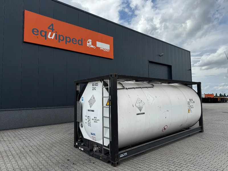 CIMC TOP: 2017, 20FT ISO, 25.030L, L4BN, UN Portable, T11, test: 09-2027 - Opslagtank: afbeelding 1 CIMC TOP: 2017, 20FT ISO, 25.030L, L4BN, UN Portable, T11, test: 09-2027 - Opslagtank: afbeelding 1