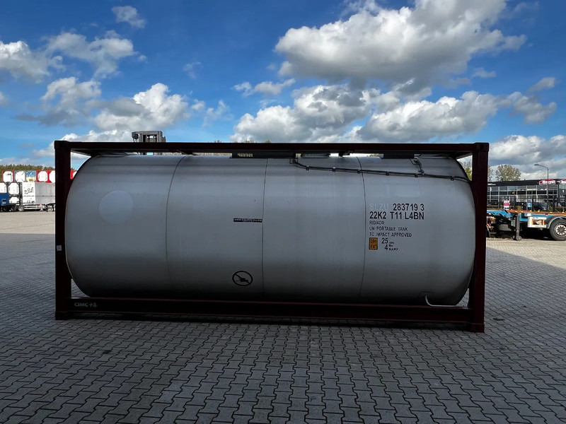 CIMC UNUSED, BOTH FOOD STUFF/CHEMICAL USE, 20FT ISO, 25.000L, L4BN, UN Portable, T11, test: 12-2026 - Opslagtank: afbeelding 4 CIMC UNUSED, BOTH FOOD STUFF/CHEMICAL USE, 20FT ISO, 25.000L, L4BN, UN Portable, T11, test: 12-2026 - Opslagtank: afbeelding 4