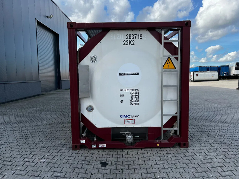CIMC UNUSED, BOTH FOOD STUFF/CHEMICAL USE, 20FT ISO, 25.000L, L4BN, UN Portable, T11, test: 12-2026 - Opslagtank: afbeelding 5 CIMC UNUSED, BOTH FOOD STUFF/CHEMICAL USE, 20FT ISO, 25.000L, L4BN, UN Portable, T11, test: 12-2026 - Opslagtank: afbeelding 5
