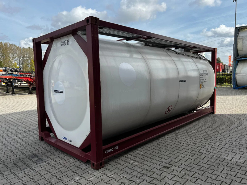 CIMC UNUSED, BOTH FOOD STUFF/CHEMICAL USE, 20FT ISO, 25.000L, L4BN, UN Portable, T11, test: 12-2026 - Opslagtank: afbeelding 4 CIMC UNUSED, BOTH FOOD STUFF/CHEMICAL USE, 20FT ISO, 25.000L, L4BN, UN Portable, T11, test: 12-2026 - Opslagtank: afbeelding 4