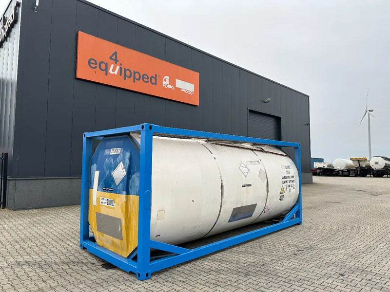 Consani 25.100L / 1-COMP, 20FT ISO, UN PORTABLE T11, 2,5Y-inspection till: 02-2028 - Opslagtank: afbeelding 1 Consani 25.100L / 1-COMP, 20FT ISO, UN PORTABLE T11, 2,5Y-inspection till: 02-2028 - Opslagtank: afbeelding 1