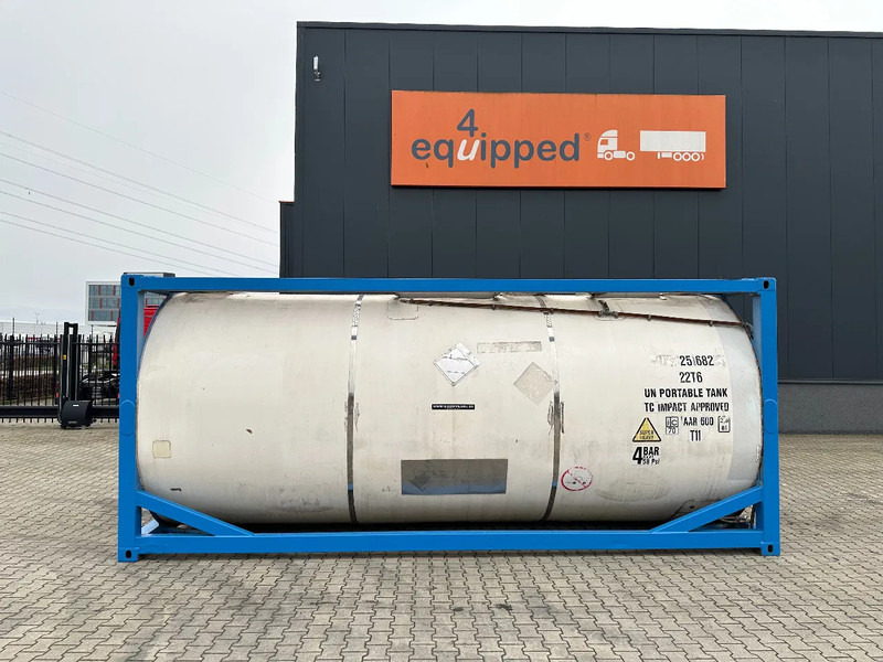 Consani 25.100L / 1-COMP, 20FT ISO, UN PORTABLE T11, 2,5Y-inspection till: 02-2028 - Opslagtank: afbeelding 3 Consani 25.100L / 1-COMP, 20FT ISO, UN PORTABLE T11, 2,5Y-inspection till: 02-2028 - Opslagtank: afbeelding 3