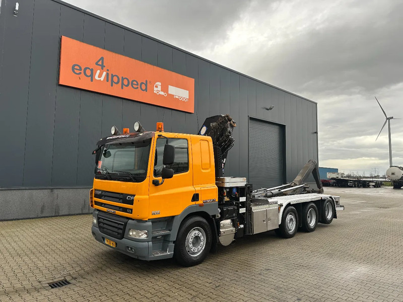 DAF CF 85.410 8x2 / HMF 3000 K6 crane (30T/m 6x extendable) + remote / HYVALIFT 26Tkg HOOK, / EURO-5 / NL-TRUCK - Haakarmsysteem vrachtwagen, Kraanwagen: afbeelding 3 DAF CF 85.410 8x2 / HMF 3000 K6 crane (30T/m 6x extendable) + remote / HYVALIFT 26Tkg HOOK, / EURO-5 / NL-TRUCK - Haakarmsysteem vrachtwagen, Kraanwagen: afbeelding 3