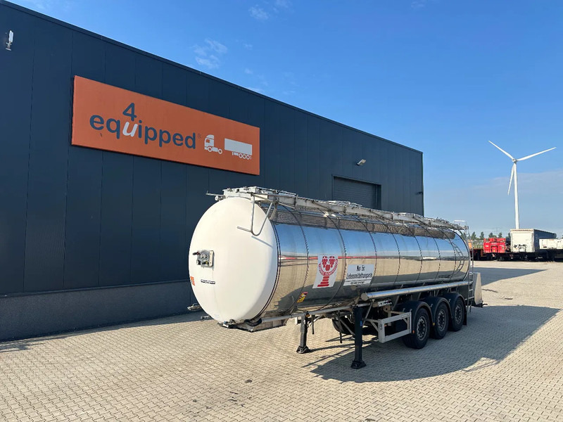 Feldbinder FOOD / LEVENSMIDDELEN / LEBENSMITTEL / 33.500L / 3-COMP / PUMP / NL-trailer / APK: 05-2026 - Tankoplegger: afbeelding 1 Feldbinder FOOD / LEVENSMIDDELEN / LEBENSMITTEL / 33.500L / 3-COMP / PUMP / NL-trailer / APK: 05-2026 - Tankoplegger: afbeelding 1