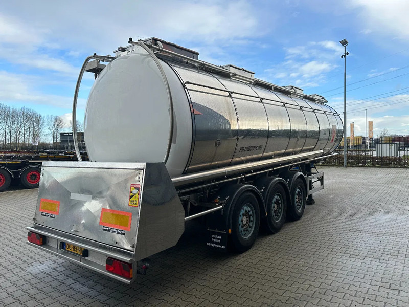 Feldbinder LEBENSMITTEL / LEVENSMIDDELEN FOOD / 33.500L / 3-COMP / PUMPE / INOX / NL-trailer / APK: 07-2026 - Tankoplegger: afbeelding 3 Feldbinder LEBENSMITTEL / LEVENSMIDDELEN FOOD / 33.500L / 3-COMP / PUMPE / INOX / NL-trailer / APK: 07-2026 - Tankoplegger: afbeelding 3