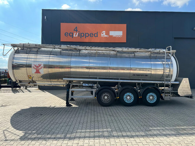 Feldbinder LEBENSMITTEL / LEVENSMIDDELEN FOOD / 33.500L / 3-COMP / PUMPE / NL-trailer / APK: 09-2026 - Tankoplegger: afbeelding 2 Feldbinder LEBENSMITTEL / LEVENSMIDDELEN FOOD / 33.500L / 3-COMP / PUMPE / NL-trailer / APK: 09-2026 - Tankoplegger: afbeelding 2