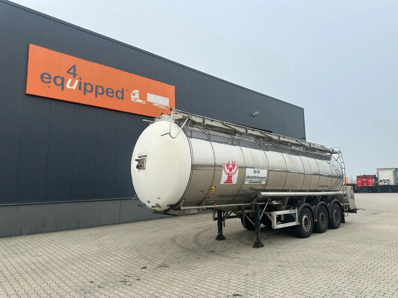 Feldbinder LEVENSMIDDELEN / FOOD / LEBENSMITTEL / 33.500L / 3-COMP / POMP / NL-trailer / APK: 09-2026, 10x beschikbaar - Tankoplegger: afbeelding 1 Feldbinder LEVENSMIDDELEN / FOOD / LEBENSMITTEL / 33.500L / 3-COMP / POMP / NL-trailer / APK: 09-2026, 10x beschikbaar - Tankoplegger: afbeelding 1