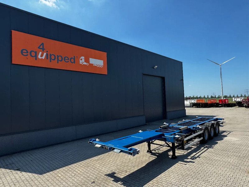 Groenewegen 40FT HC-chassis, BPW+Drum, liftaxle, NL-Chassis - Containertransporter/ Wissellaadbak oplegger: afbeelding 1 Groenewegen 40FT HC-chassis, BPW+Drum, liftaxle, NL-Chassis - Containertransporter/ Wissellaadbak oplegger: afbeelding 1