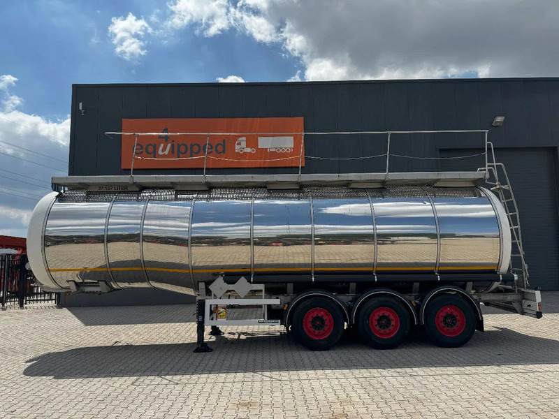 Indox 37.500L / 1-COMP /4-BAFFELS, ADR, L4BH, INOX, NL, APK 06/2026, new Saf axles - Tankoplegger: afbeelding 3 Indox 37.500L / 1-COMP /4-BAFFELS, ADR, L4BH, INOX, NL, APK 06/2026, new Saf axles - Tankoplegger: afbeelding 3