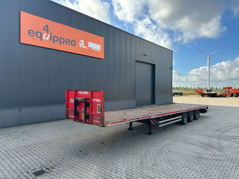 KEL-BERG HEAVY-DUTY MEGA PLATFORM, 1x 40FT / 2x 20FT HECKBÜNDIG, SAF + SCHEIBEBREMSEN, NL Auflieger - Open bak met boorden oplegger: afbeelding 1 KEL-BERG HEAVY-DUTY MEGA PLATFORM, 1x 40FT / 2x 20FT HECKBÜNDIG, SAF + SCHEIBEBREMSEN, NL Auflieger - Open bak met boorden oplegger: afbeelding 1